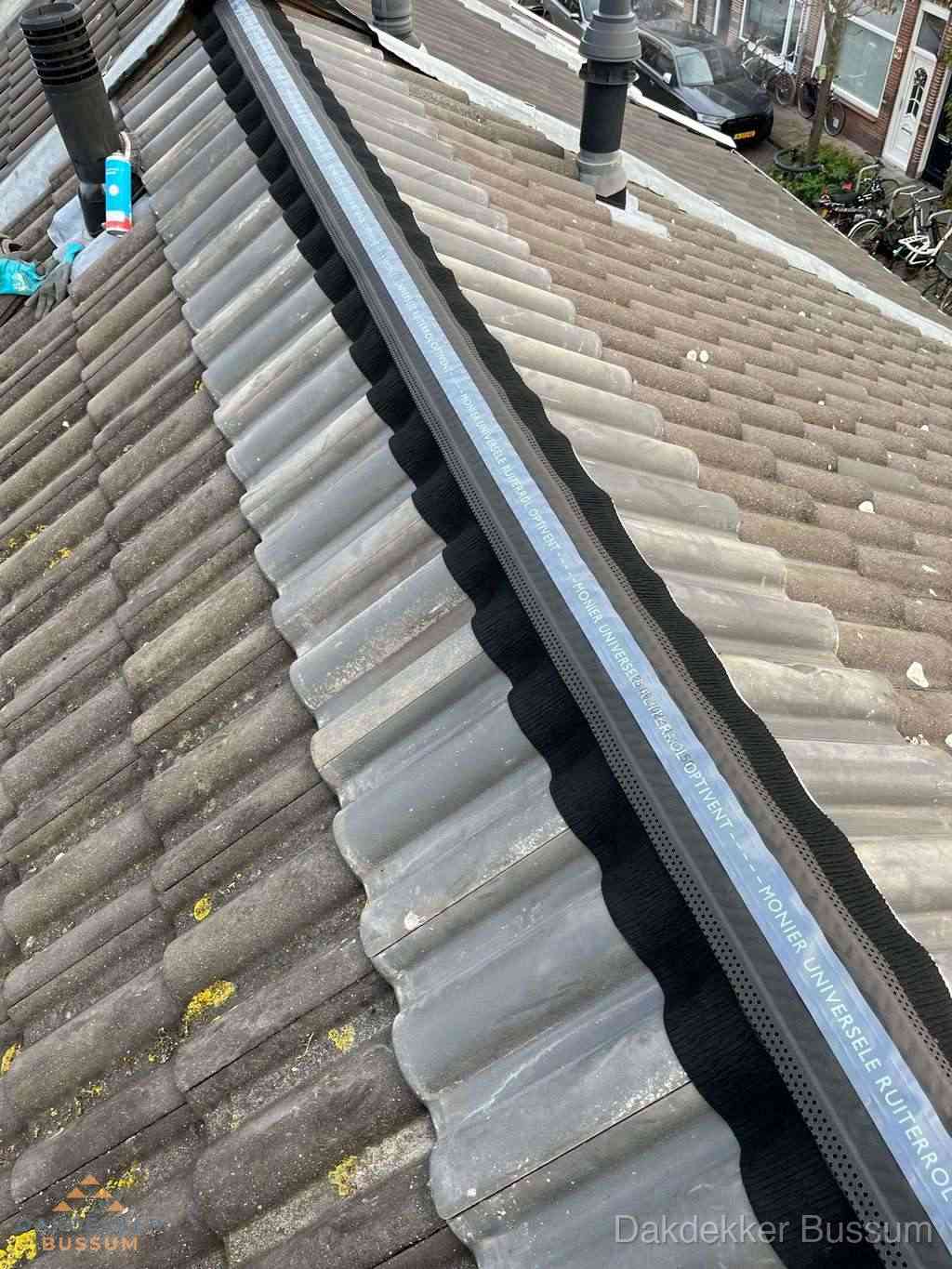 Dakrenovatie plat dak met bitumen dakbedekking in Bussum Dakrenovatie plat dak met bitumen dakbedekking in Bussum