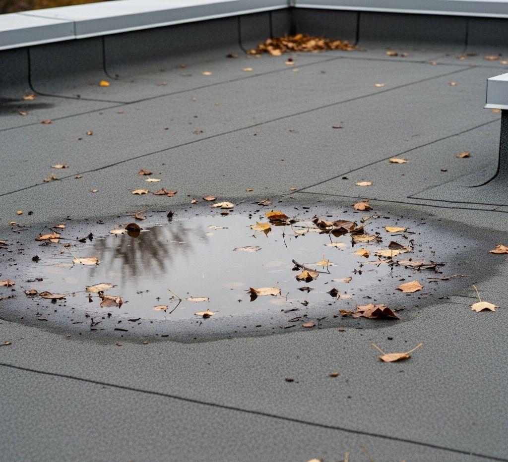 Daklekkage In Herfst Bussum