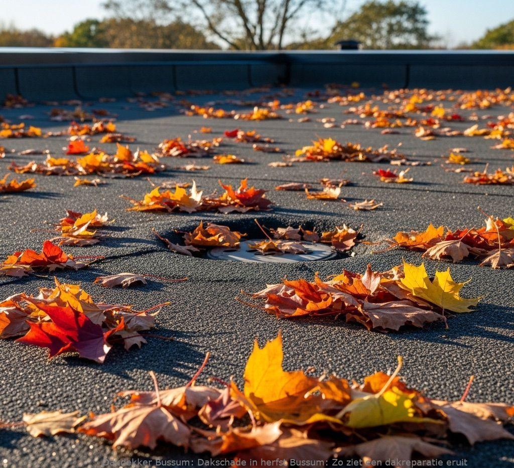 Dakschade In Herfst Bussum